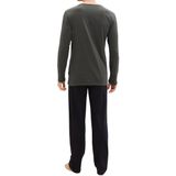 TOM TAILOR - Herenpyjamaset - Groen-blauw - Katoen