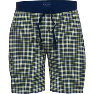 TOM TAILOR heren pyjama- of loungebroek, donkergroen geruit