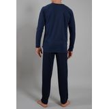 CECEBA - Traveller - Heren Pyjama - Blauw - Ronde Hals