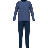CECEBA - Traveller - Heren Pyjama - Blauw - Ronde Hals