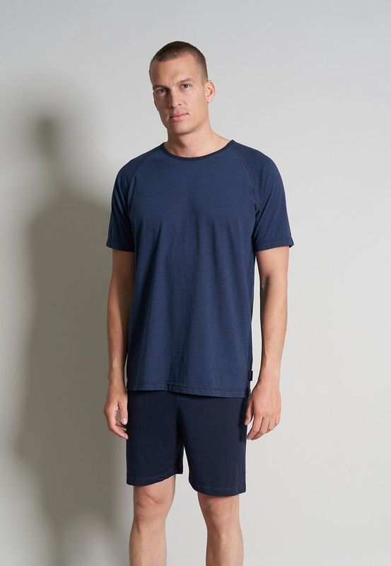 CECEBA - Traveller - Shortama - Blauw - Katoen-Polyester Combinatie