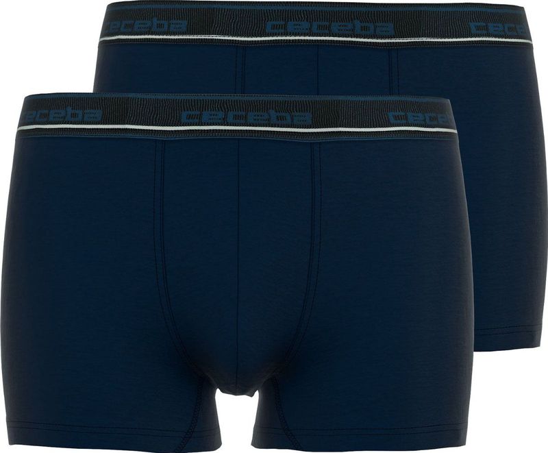CECEBA - Bamboo - Boxershorts - Blauw - 2-pack, 91% Bambooviscose, 9% Elastaan
