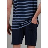 Ceceba - Heren Shortama - Donkerblauw - Korte Broek + Shirt met Korte Mouwen - Tricot