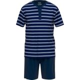 Ceceba - Heren Shortama - Donkerblauw - Korte Broek + Shirt met Korte Mouwen - Tricot