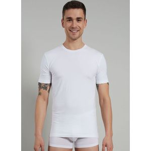 Ceceba heren T-shirt met O-hals (1-pack) - wit