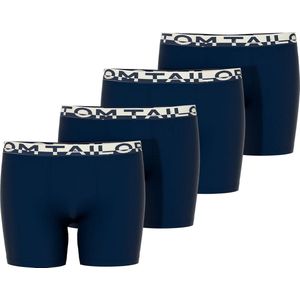 TOM TAILOR - Kentucky - Boxershorts - Donkerblauw - 95% Katoen - 4-Pack