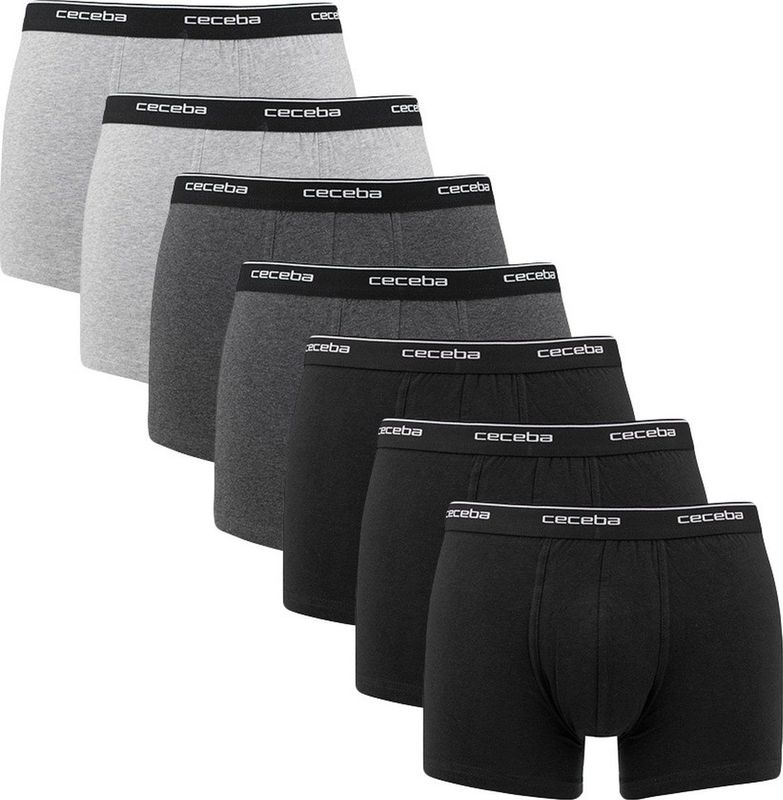 Ceceba - 10202 - Boxershorts - Zwart - 95% Katoen, 5% Elastisch, 7-pak