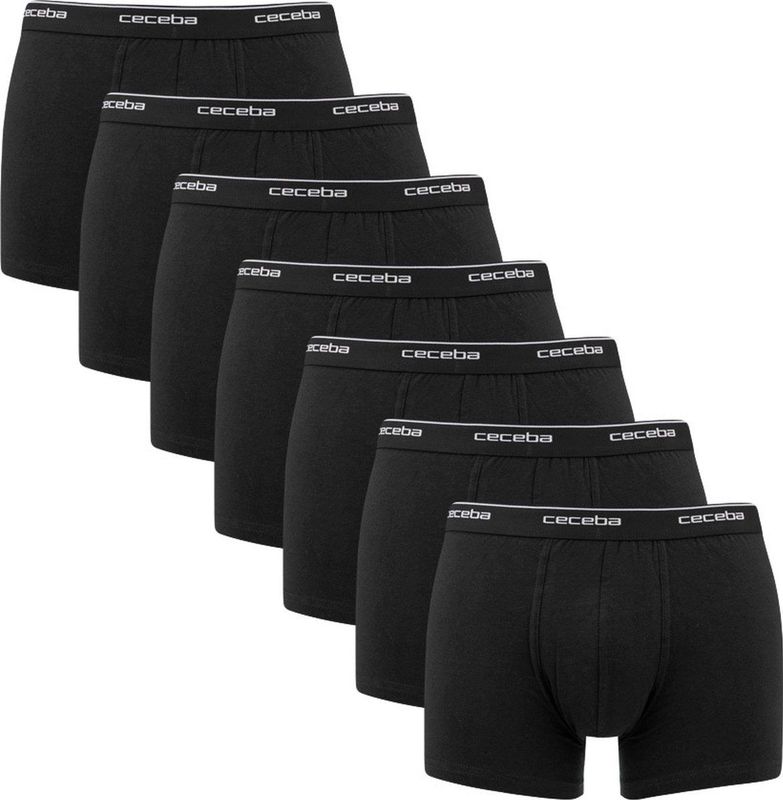 Ceceba - 10202 - Boxershorts - Zwart - 95% Katoen, 5% Elastisch, 7-pak
