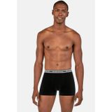Boxershort - Zwart - Ademend - Aansluitende Pasvorm - Logo-opschrift