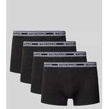 Boxershort - Zwart - Ademend - Aansluitende Pasvorm - Logo-opschrift