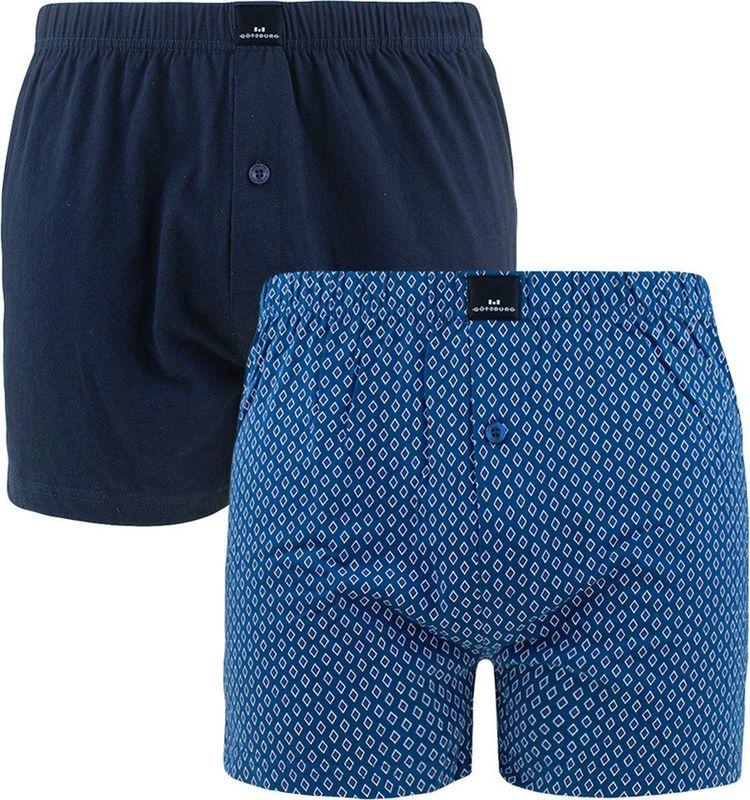 Götzburg - Boxershorts - Blauw - 2-Pack - Wijde
