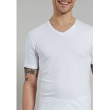 Ceceba - 10204 - T-shirt - Wit - Korte Mouw - 2-pack