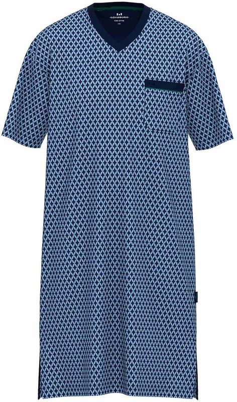 Götzburg - 452297/645 - Nachthemd - Blauw - 100% Katoen