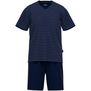 GÖTZBURG - Shortama Bray - Blauw - 2-delig - Korte Mouwen - V-hals