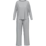 TOM TAILOR - Manila - Dames Pyjamaset - Grijs mêlée - Viscose