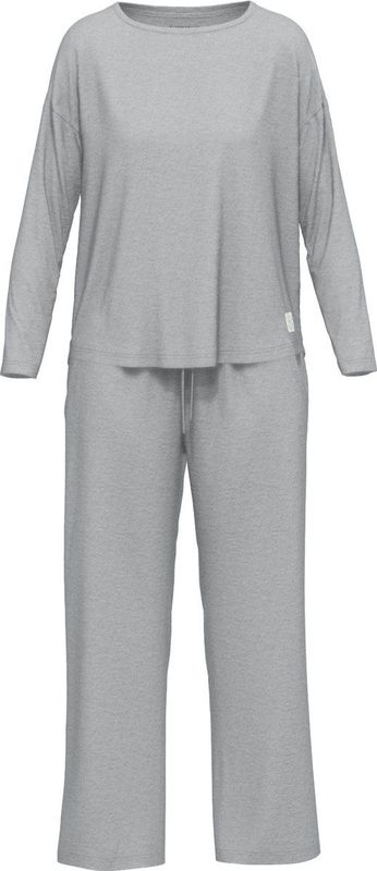 TOM TAILOR - Manila - Dames Pyjamaset - Grijs mêlée - Viscose
