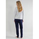 TOM TAILOR - Zaria - Dames Pyjama - Blauw gestreept