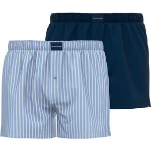 Tom Tailor - Boxershorts - Lichtblauw en Donkerblauw - 100% Katoen - Voordeelpack