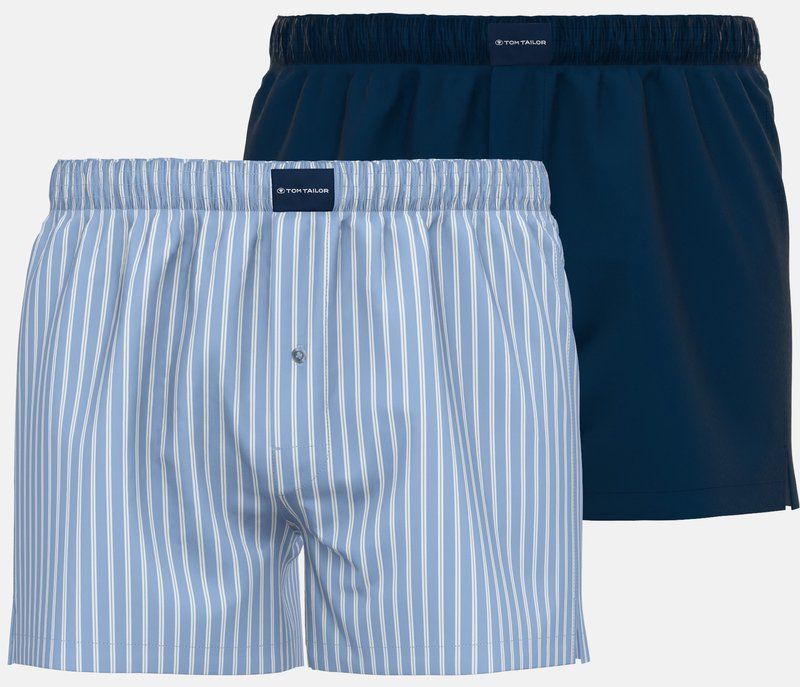 Tom Tailor - Boxershort - 2-Pack - Blauw