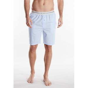 Bermuda's - Blauw - Elastische Band - Gestreept - Steekzakken