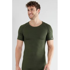 Ceceba - Thermoshirt - Donkergroen - Unisex - Korte Mouw - Ronde Hals