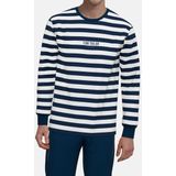 Tom Tailor - Pyjama - Marineblauw - Lange Broek - Milos Blue Striped