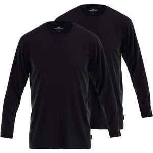 GÖTZBURG - California - Shirt met Lange Mouwen - Zwart/Donker - Set van 2