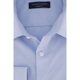 CASA MODA Overhemd - Blauw - 100% Katoen - Kent Kraag - Lange Mouwen