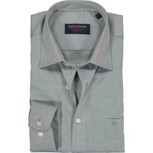 CASA MODA - Overhemd - Grijs - 100% Katoen - Strijkvrij