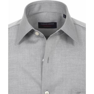 CASA MODA - Comfort Fit - Overhemd - Grijs - Strijkvrij - Boordmaat: 47