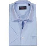 CASA MODA - Comfort Fit - Overhemd - Lichtblauw - Korte Mouw - Strijkvrij