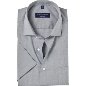 Casa Moda Overhemd Korte mouw zilver