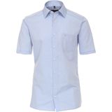 Overhemd - Korte Mouw - Katoen - Poplin - Met Borstzak