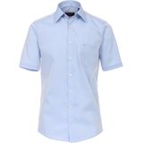 Overhemd - Korte Mouw - Katoen - Poplin - Met Borstzak