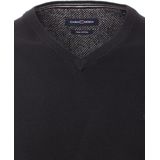 Casa Moda V-Neck Pullover - Navy - Pima Katoen - Regular-Fit