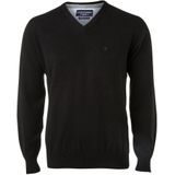 Casa Moda V-Neck Pullover - Navy - Pima Katoen - Regular-Fit