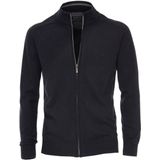 Casa Moda - Vest - Donkerblauw - 100% Katoen - Wijde Fit