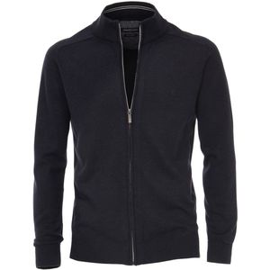 Casa Moda - Vest - Donkerblauw - 100% Katoen - Wijde Fit