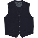 CASA MODA - Mouwloos Vest - Donker Blauw - 100% Pima Katoen