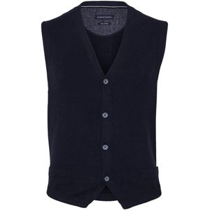 CASA MODA - Mouwloos Vest - Donker Blauw - 100% Pima Katoen