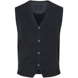 CASA MODA - Mouwloos Vest - Antraciet - Katoen