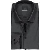 VENTI - Modern Fit - Overhemd - Antraciet Grijs - Strijkvrij