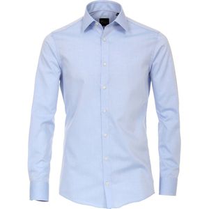VENTI - Modern Fit Overhemd - Lichtblauw - Mouwlengte 72 cm