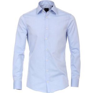 VENTI - Modern Fit Overhemd - Lichtblauw - Mouwlengte 72 cm