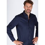 CASA MODA - Overhemd - Marine Blauw - 100% Katoen - Strijkvrij