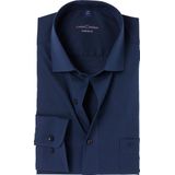 CASA MODA - Overhemd - Marine Blauw - 100% Katoen - Strijkvrij