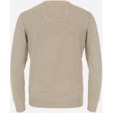 Casa Moda Pullover V-Hals Ecru - Regular-Fit - Katoen