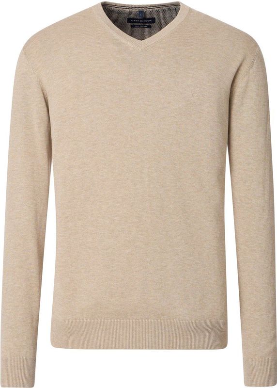 Casa Moda - V-Neck Pullover - Ecru - Heren