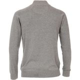 Casa Moda Vest - Grijs - Katoen - Wijde Fit