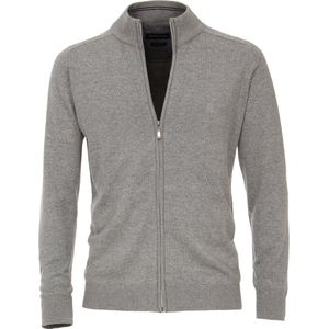 Casa Moda Cardigan Lichtgrijs Gebreid Comfort Fit